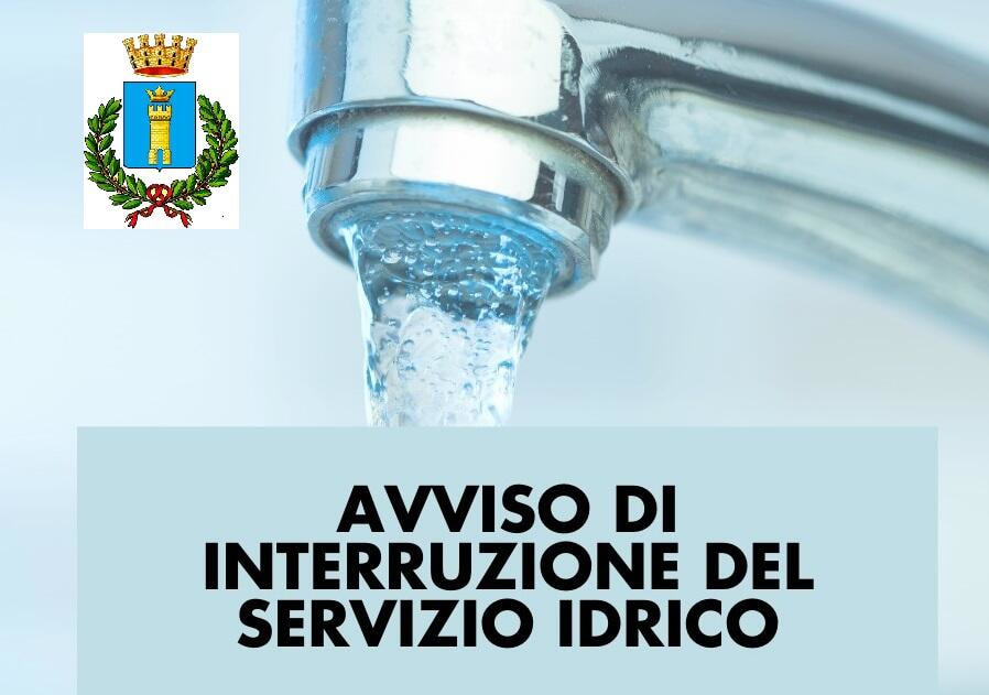 Avviso interruzione idrica